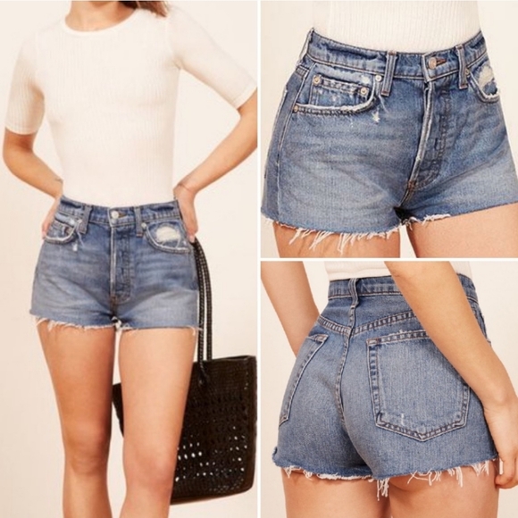 Reformation Pants - NWT Reformation Dixie jean shorts medium button fly